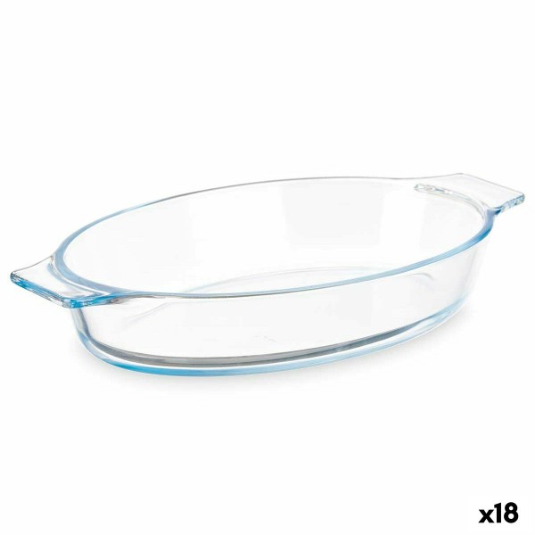 Vuoka Vivalto T7-08 Läpinäkyvä Borosilikaattilasi 800 ml 27 x 4,5 x 15,8 cm Kahvoilla (18 osaa)