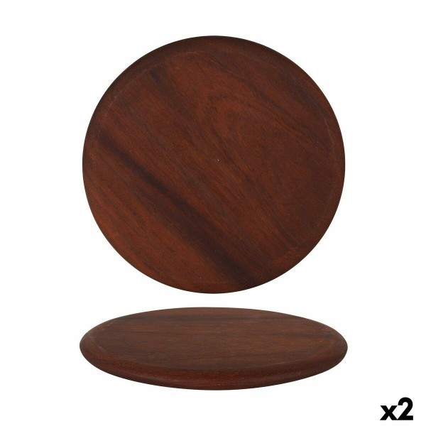 Serveerimislaud Viejo Valle Iroko Ringjas ø 32 x 1,8 cm (2 Ühikut)