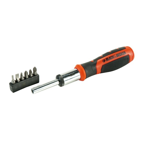 Bit set with screwdriver Black & Decker BDHT0-62129 6 Предметы