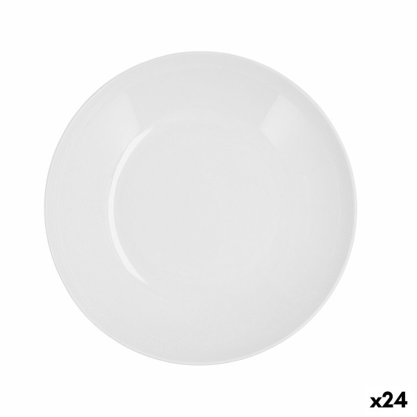 Dziļais šķīvis Quid Select Basic Balts Plastmasa 23 cm (24 gb.)