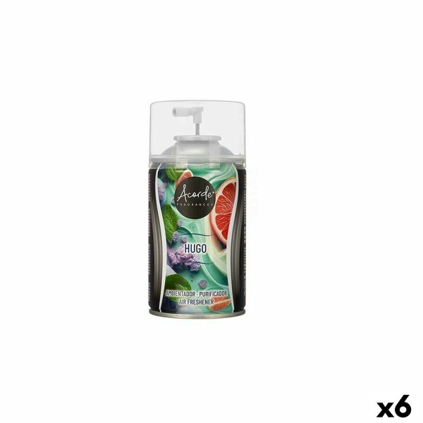 пополнения для ароматизатора Acorde Hugo 250 ml Spray (6 штук)