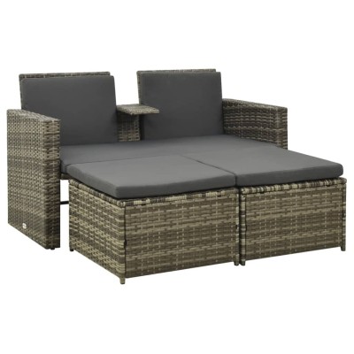 Garden set with cushions, 3...