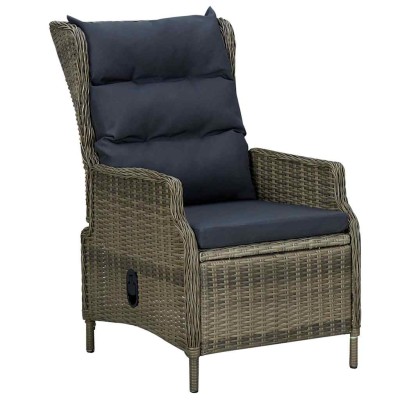 Reclining garden chair with...