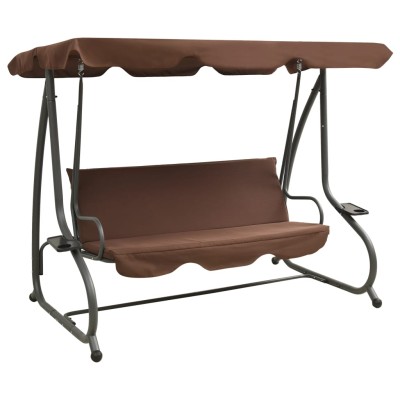 Outdoor swing with canopy,...