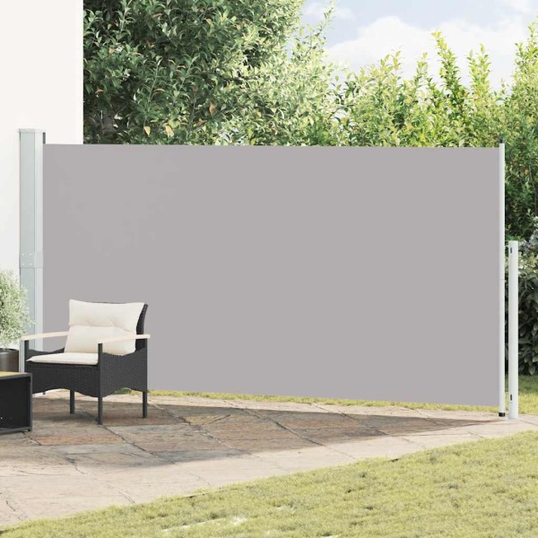 Pull out side yard partition, gray, 180x500cm