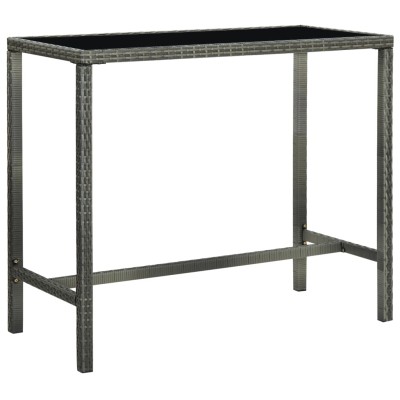 Garden bar table, gray,...
