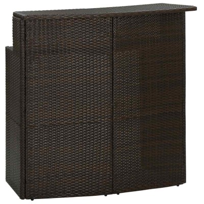 Garden bar table, brown,...