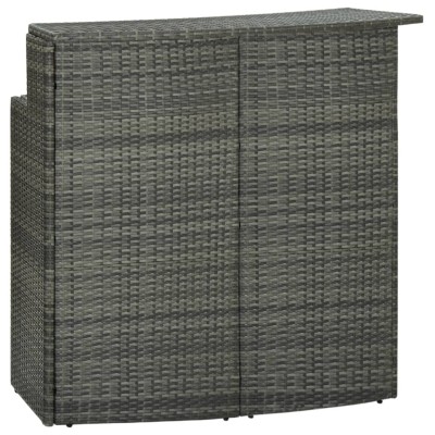 Garden bar table, gray,...