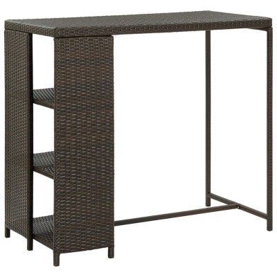 Bar table with shelf,...