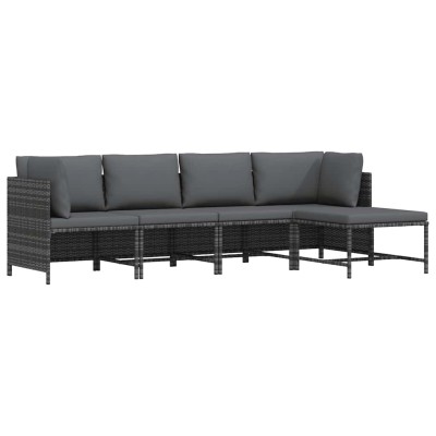 Garden set with cushions, 4...