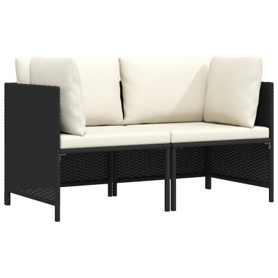 Two-seater garden sofa with...