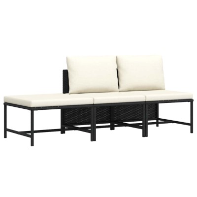 Garden set with cushions, 3...