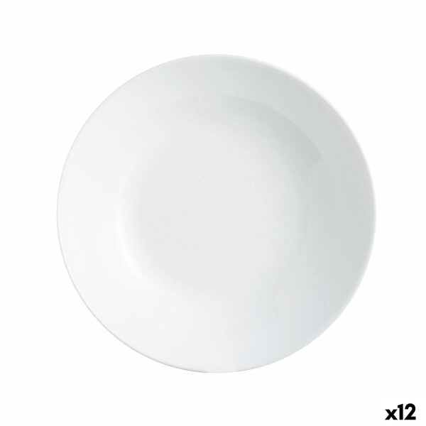 Duboki Tanjur Luminarc Zelie Valge Klaas Ø 20 cm (12 Ühikut)