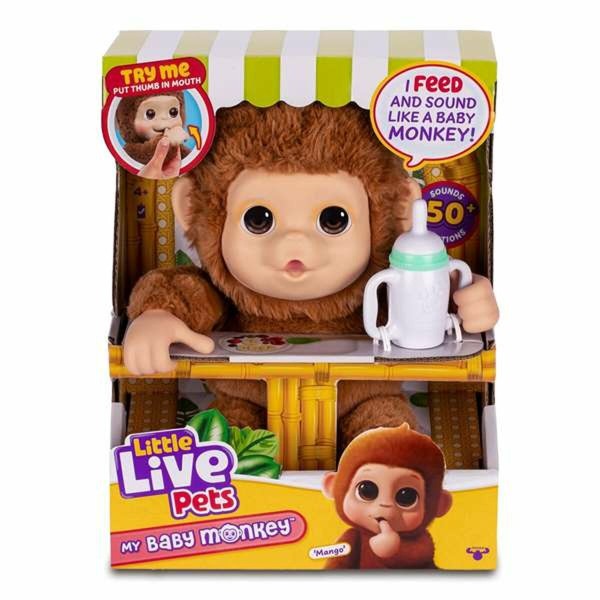 Interaktiivne Lemmikloom Famosa My Baby Monkey Little Live Pets