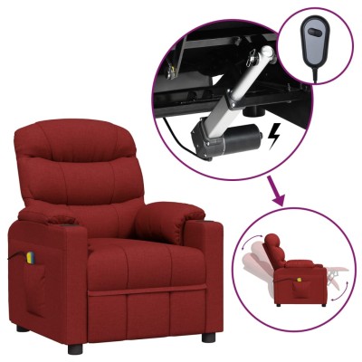 Electric massage chair, red...
