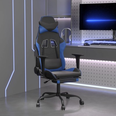 Gaming chair with footrest,...