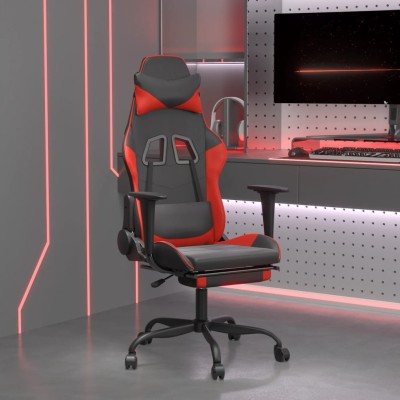 Gaming chair with footrest,...