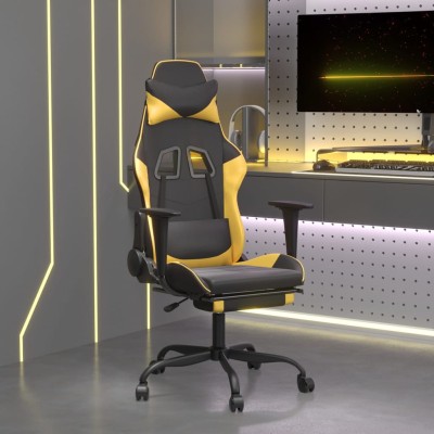 Gaming chair with footrest,...