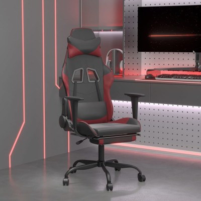 Gaming chair with footrest,...