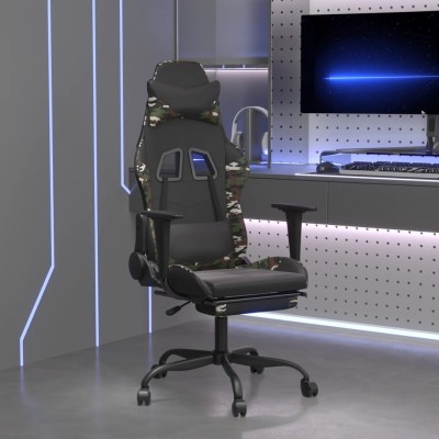 Gaming chair with footrest,...