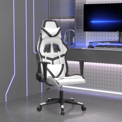 Gaming chair, white and...