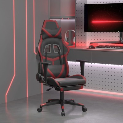 Gaming chair with footrest,...