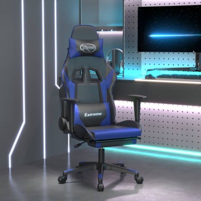 Gaming chair with footrest,...