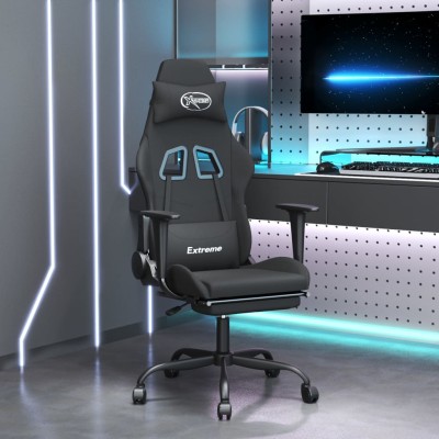 Gaming chair with footrest,...