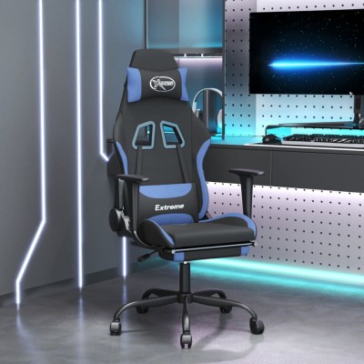 Gaming chair with footrest,...
