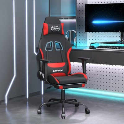 Gaming chair with footrest,...