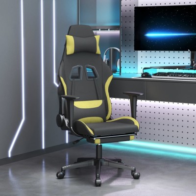 Gaming chair with footrest,...