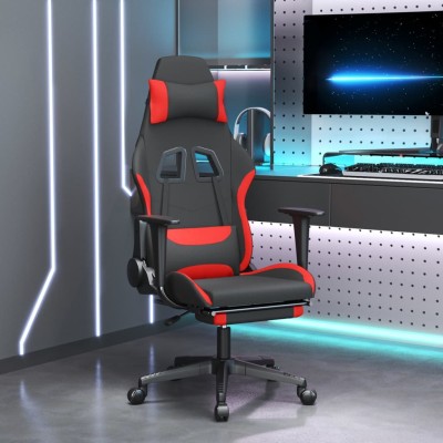 Gaming chair with footrest,...