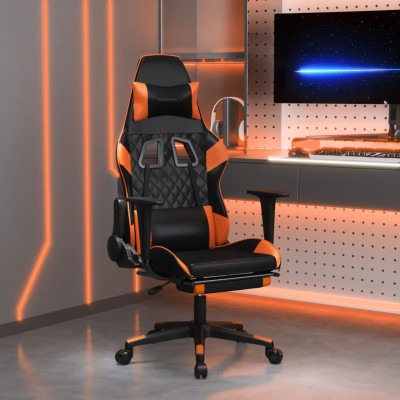 Gaming chair with footrest,...