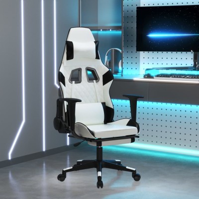 Gaming chair with footrest,...