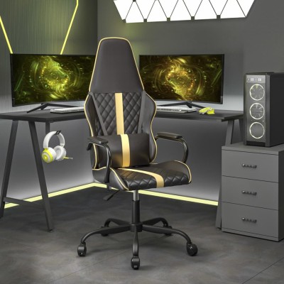 Gaming chair, black and...