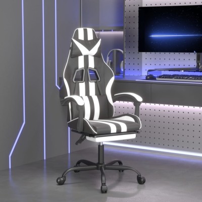 Gaming chair with footrest,...
