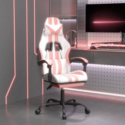 Gaming chair with footrest,...