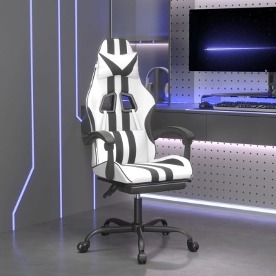Gaming chair with footrest,...
