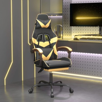 Gaming chair with footrest,...