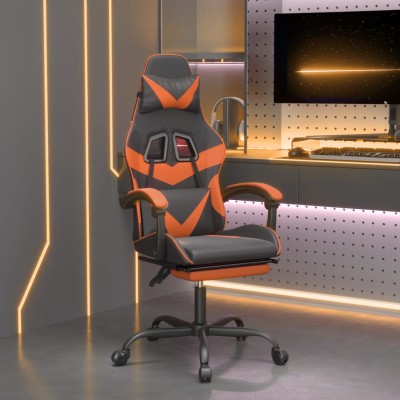 Gaming chair with footrest,...