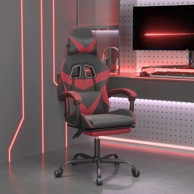 Gaming chair with footrest,...