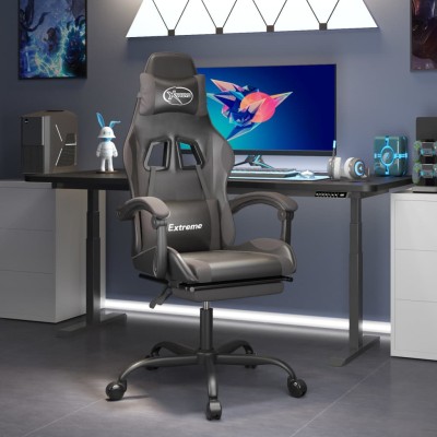 Gaming chair with footrest,...