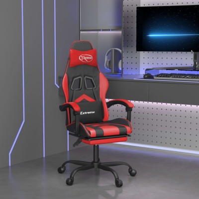 Gaming chair with footrest,...