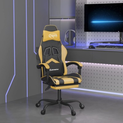 Gaming chair with footrest,...