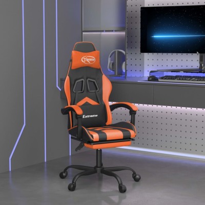 Gaming chair with footrest,...