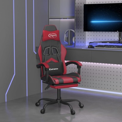 Gaming chair with footrest,...