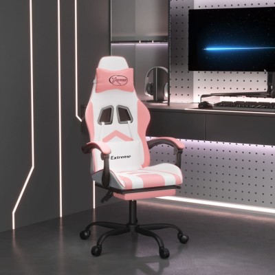 Gaming chair with footrest,...