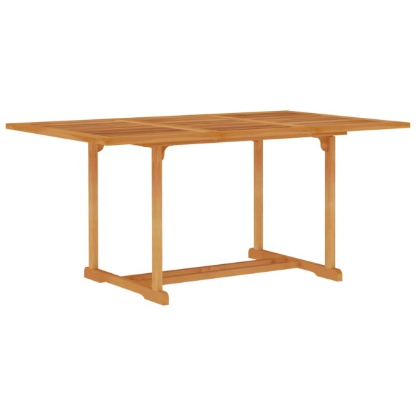 Garden table, 150x90x75cm, solid teak wood