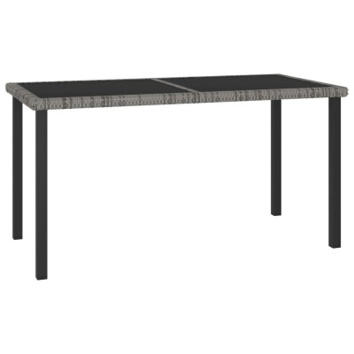 Garden dining table, gray,...