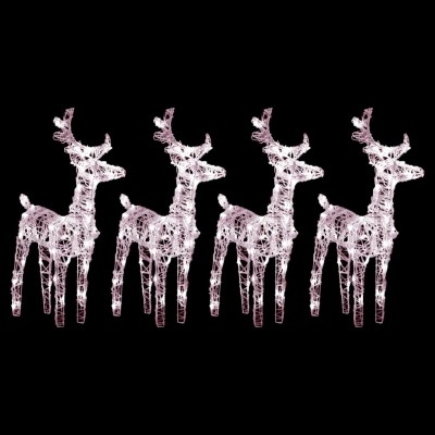 Christmas deer, 4 pcs.,...